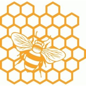 Соты трафарет на торт