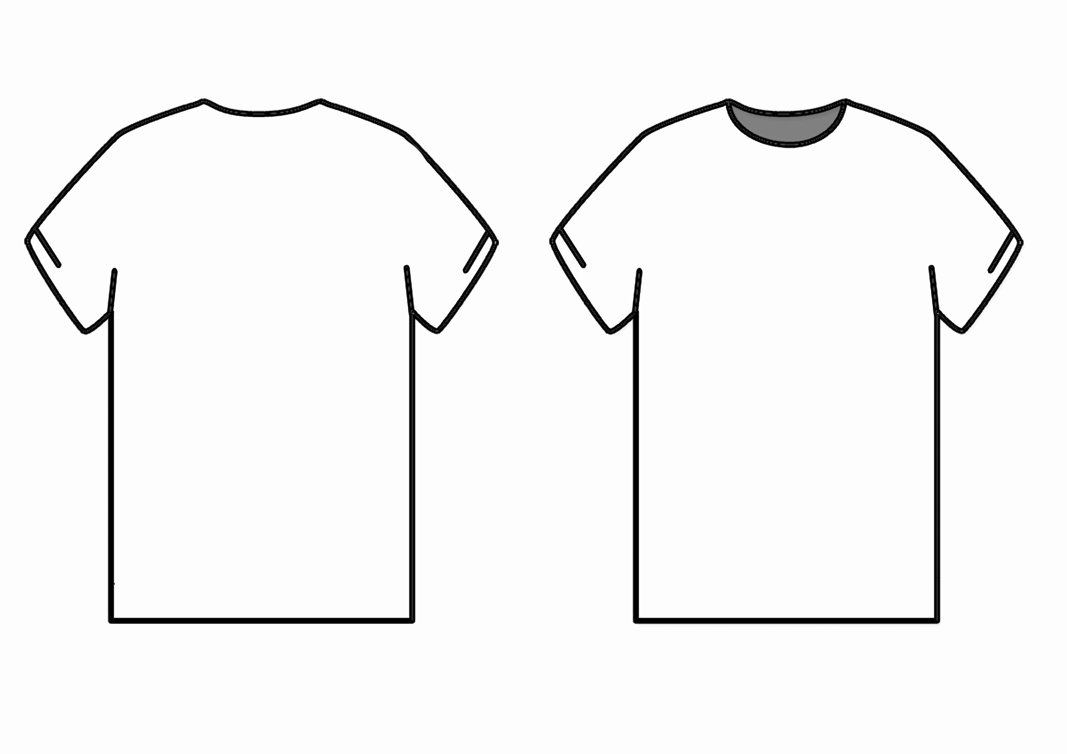Векторный макет футболки