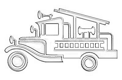 Рисунок пожарного трафарет (46 фото)