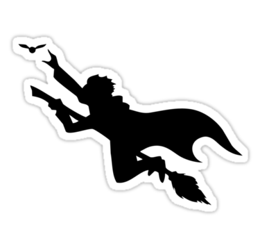 Гарри Поттер квиддич силуэт