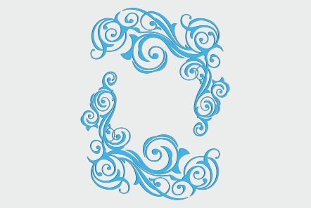 Морозные узоры шаблон