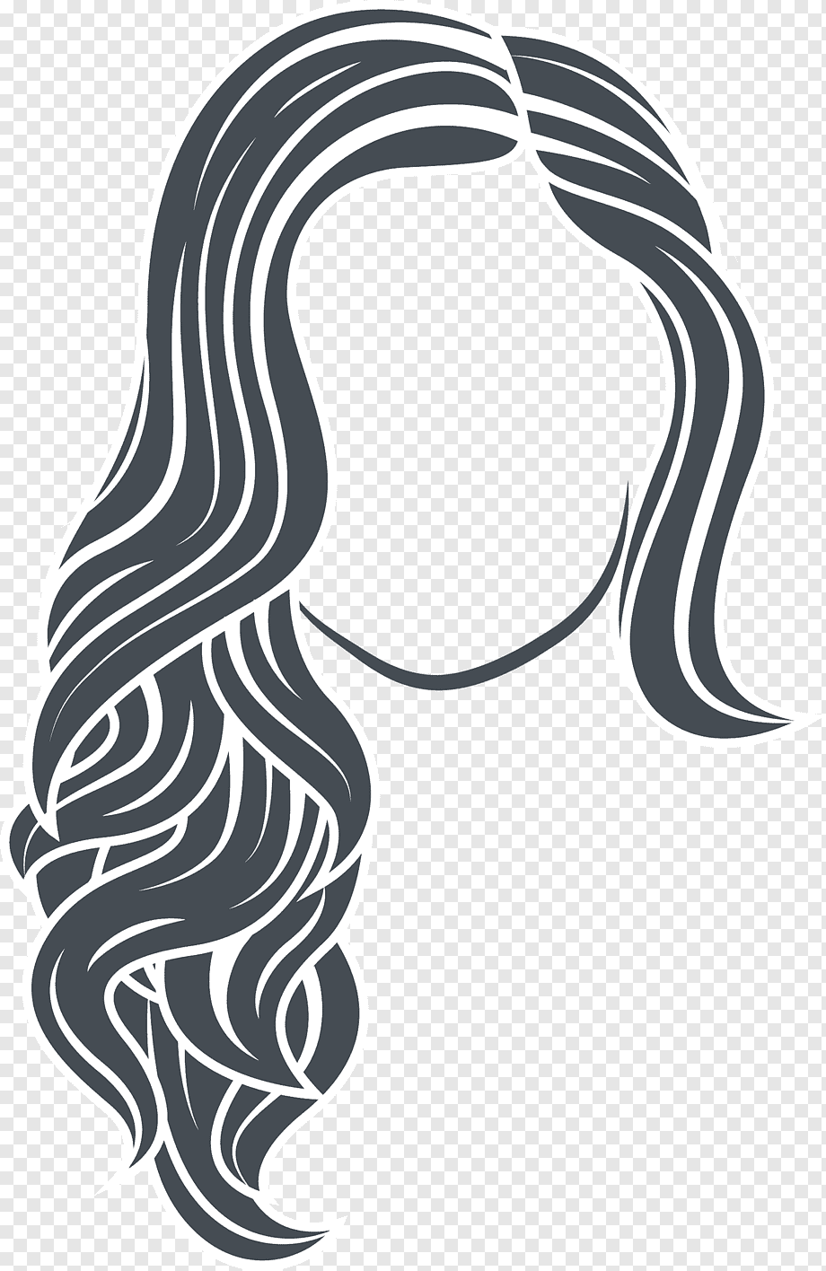 Векторные волосы