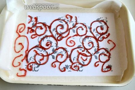 Многокрасочный трафарет