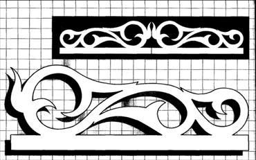 Простые узоры для наличников на окна