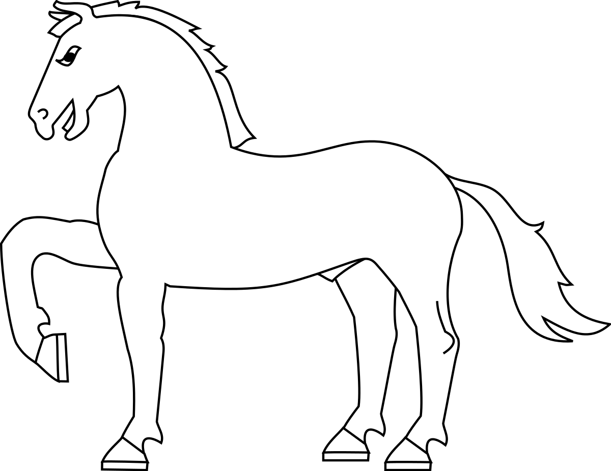 Лошадь контурный рисунок. Лошадка рисунок для детей. Лошадь раскраска для детей. Трафарет лошадки для детей.