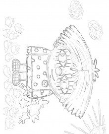 Домовенок Кузька раскраска