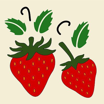 Растения для разукрашек клубника