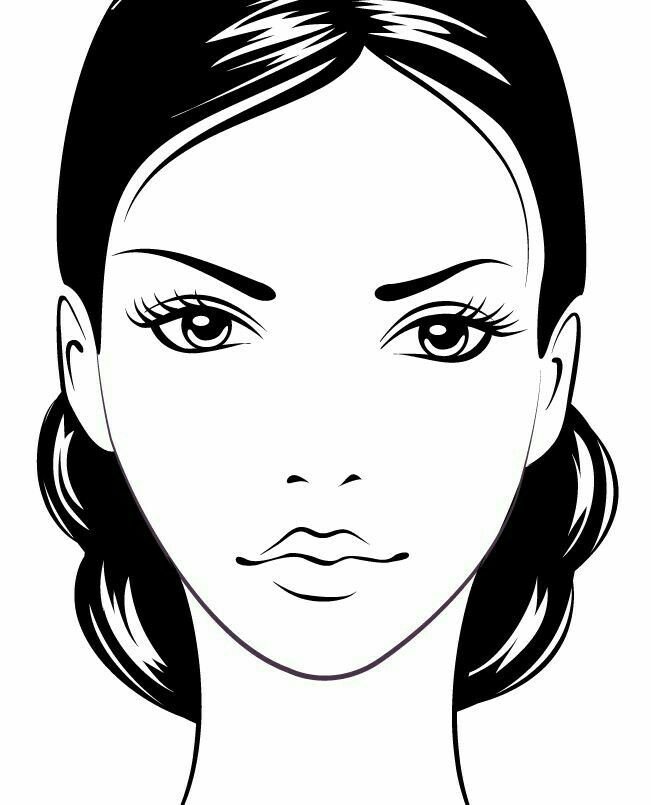 Рисунки для макияжа лица