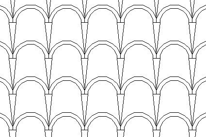 Черепица карандашом