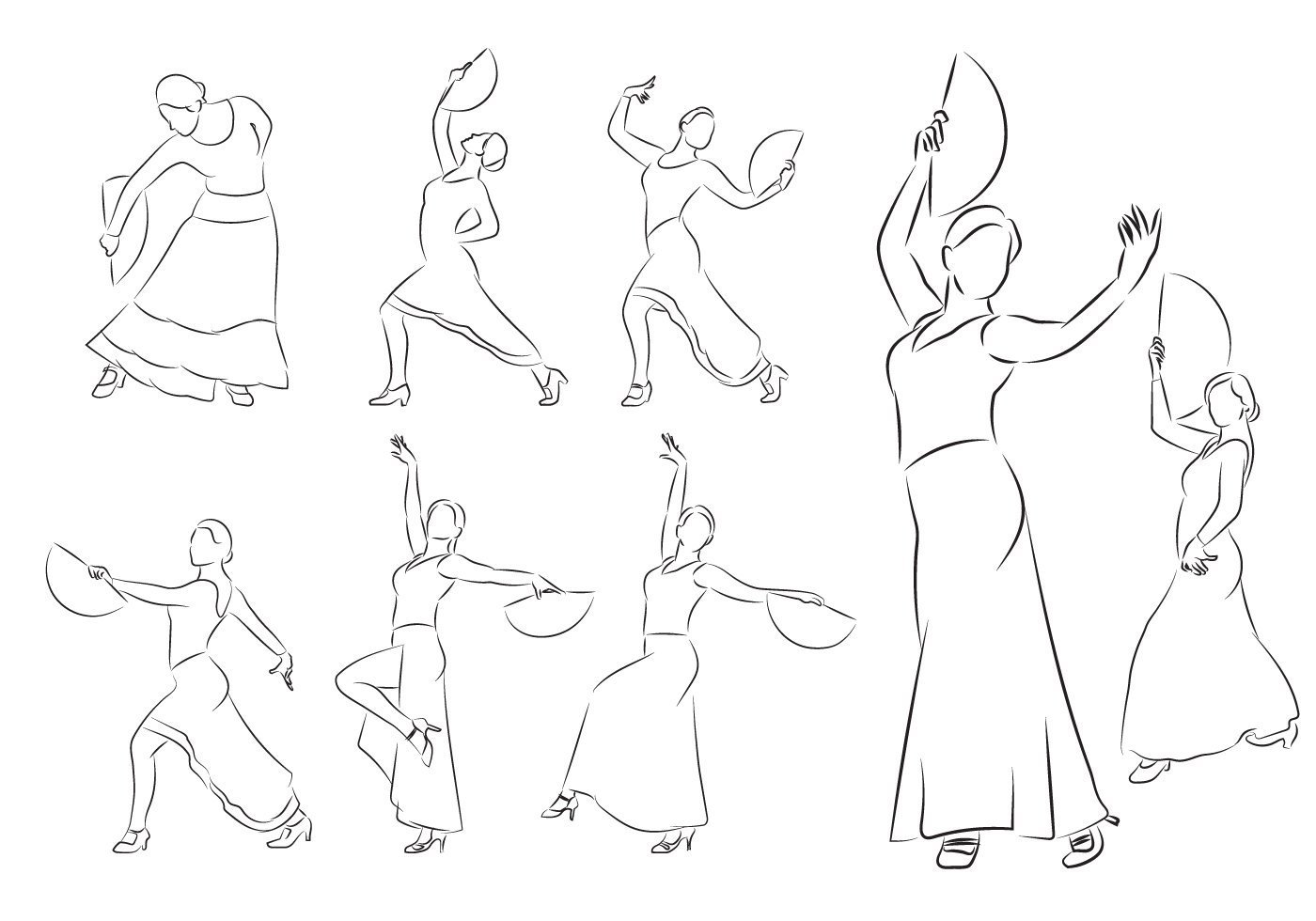Танцы зарисовки