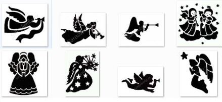 Трафарет на окно зубной пастой новогодний