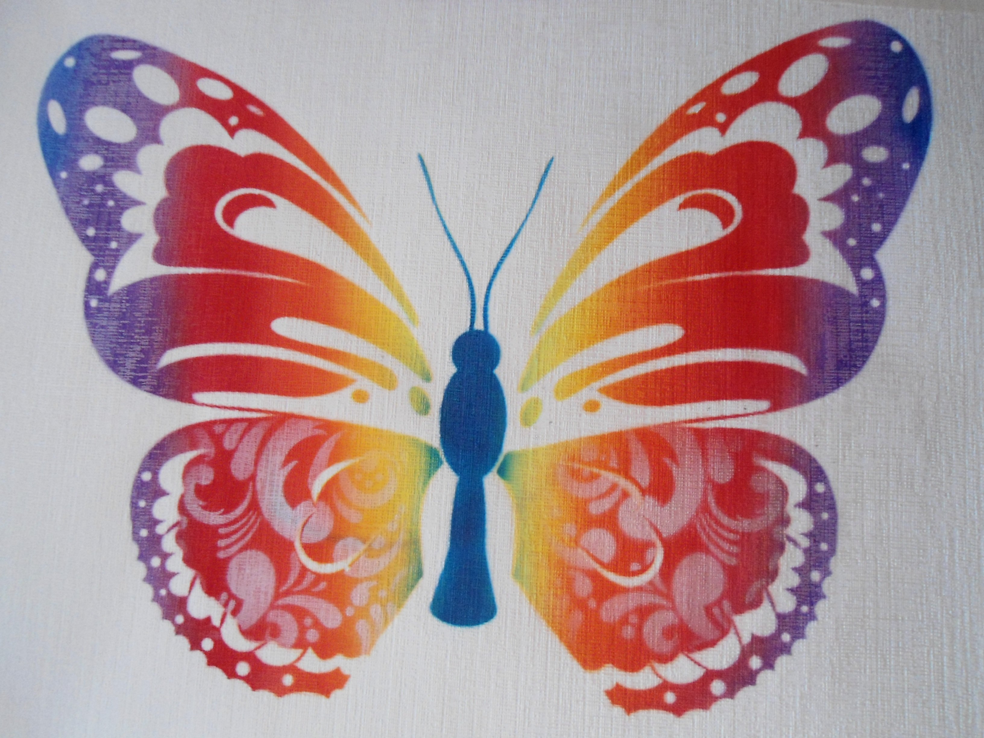 Декоративное рисование бабочка