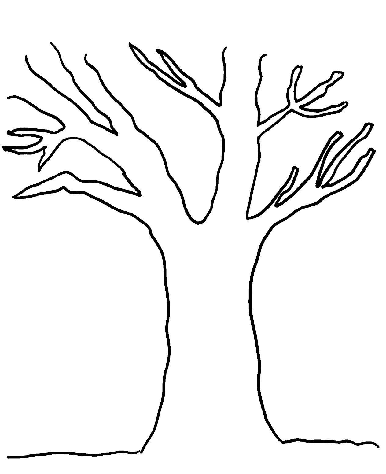 Дерево для раскрашивания
