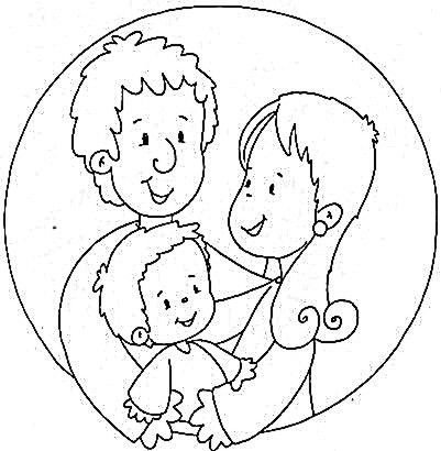 Папа раскраска для детей