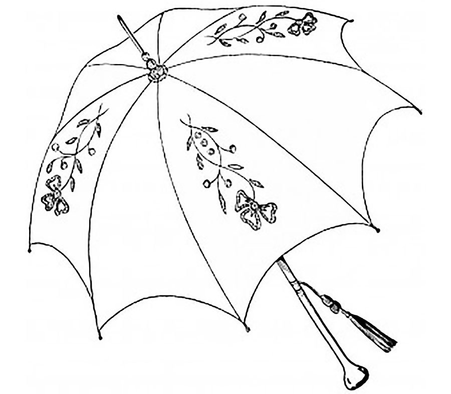 Зонт рисунок