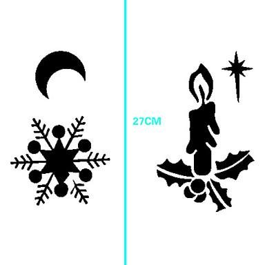 Трафарет на окно для краски