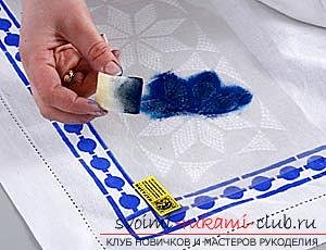 Декоративная отделка поверхностей - набивка Фриза по трафарету