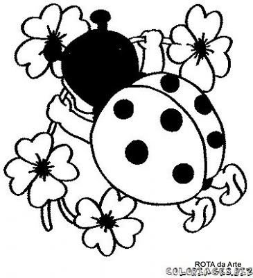 Божья коровка трафарет для детей