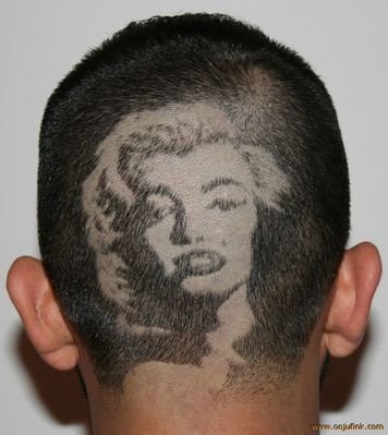 Трафареты для выбривания рисунков (49 фото)