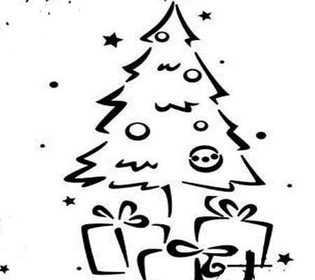 Шаблон елки