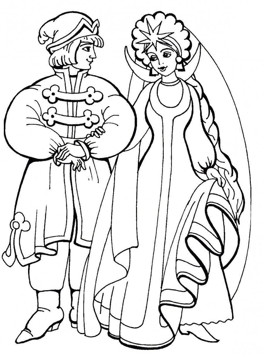 Рисунок к сказке о царе салтане детский рисунок