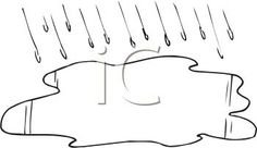 Лужа рисунок раскраска (39 фото)