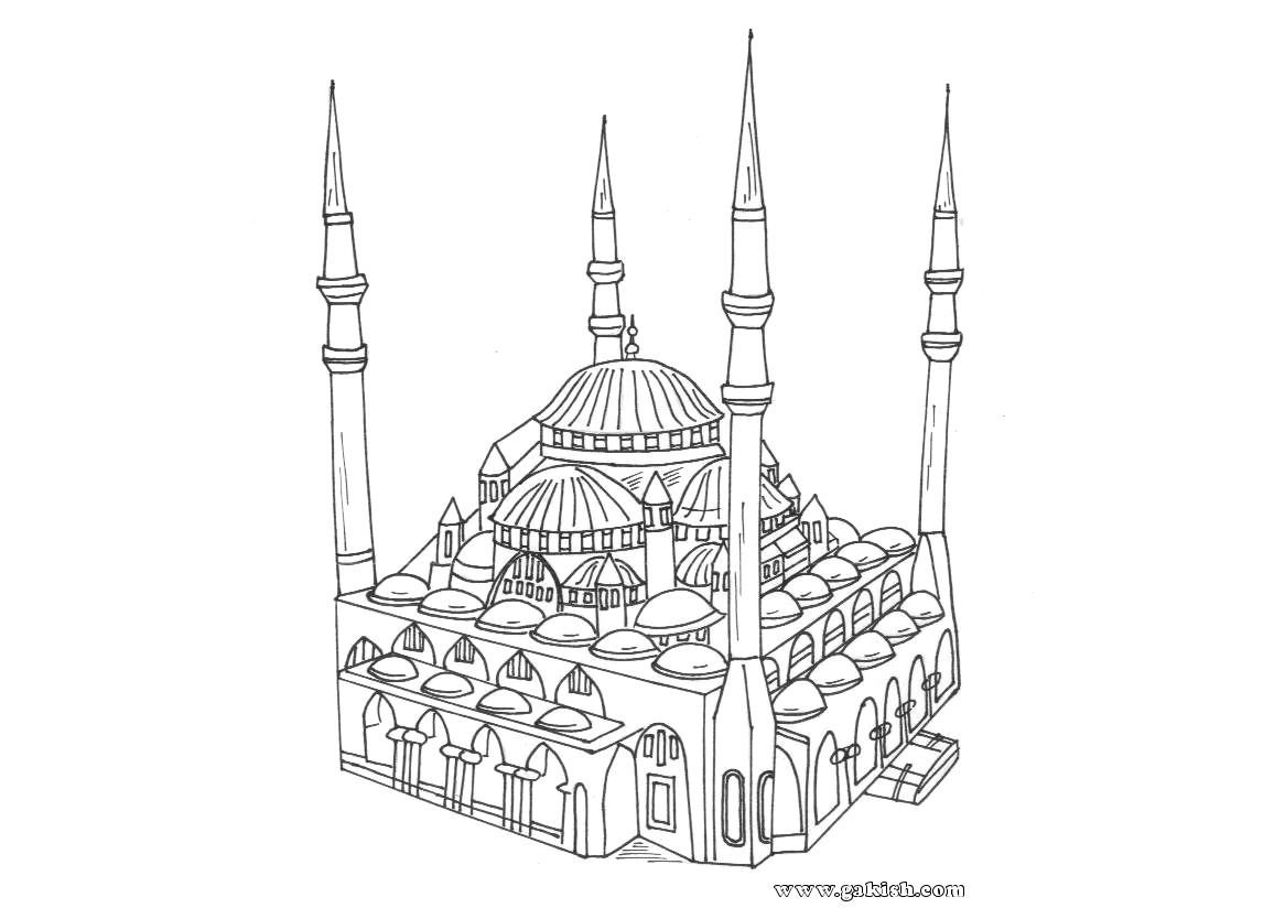 Мечеть сердце Чечни чертеж