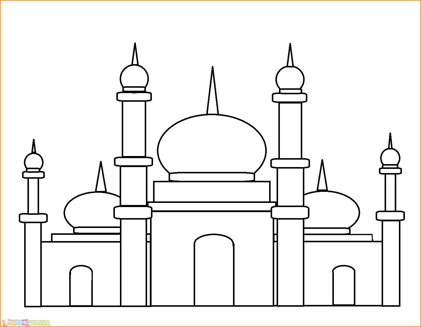 Мечеть карандашом