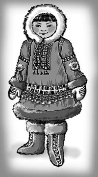 Рисунки народов севера Ханты и манси