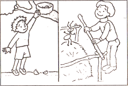 Хорошие и плохие поступки раскрасить