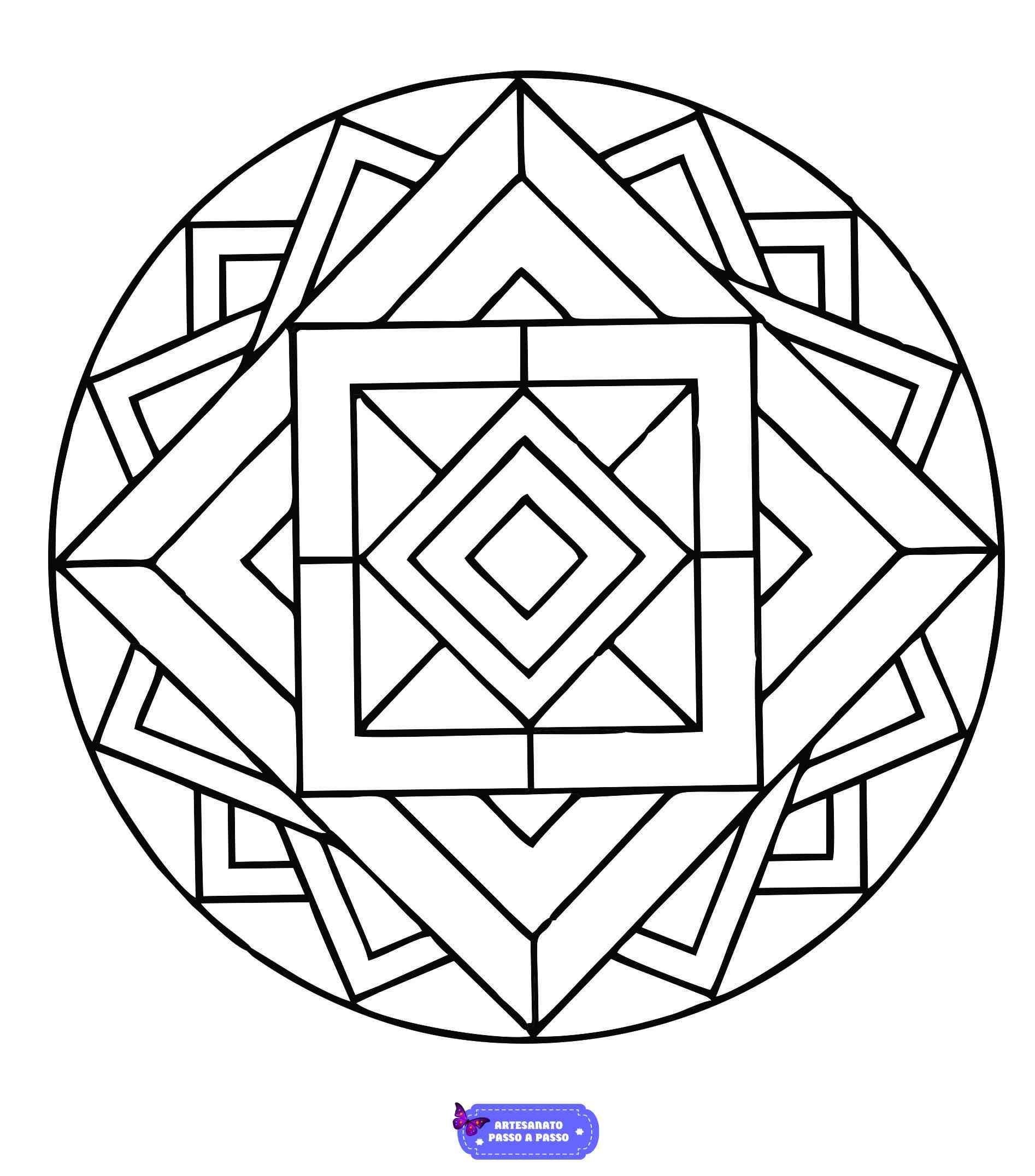 Центрический орнамент геометрический