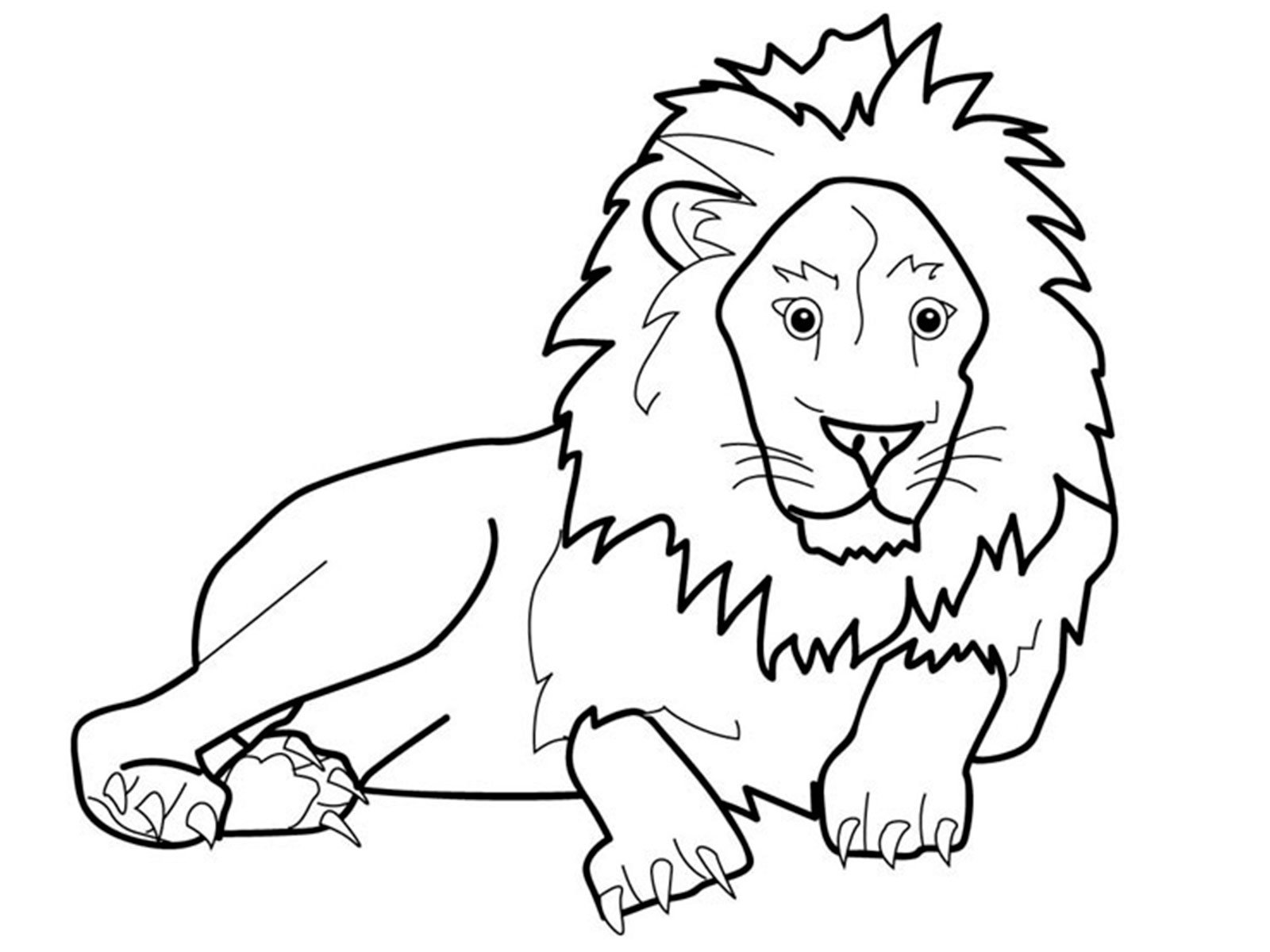 Лев и собачка раскраска