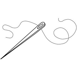 Иголка раскраска