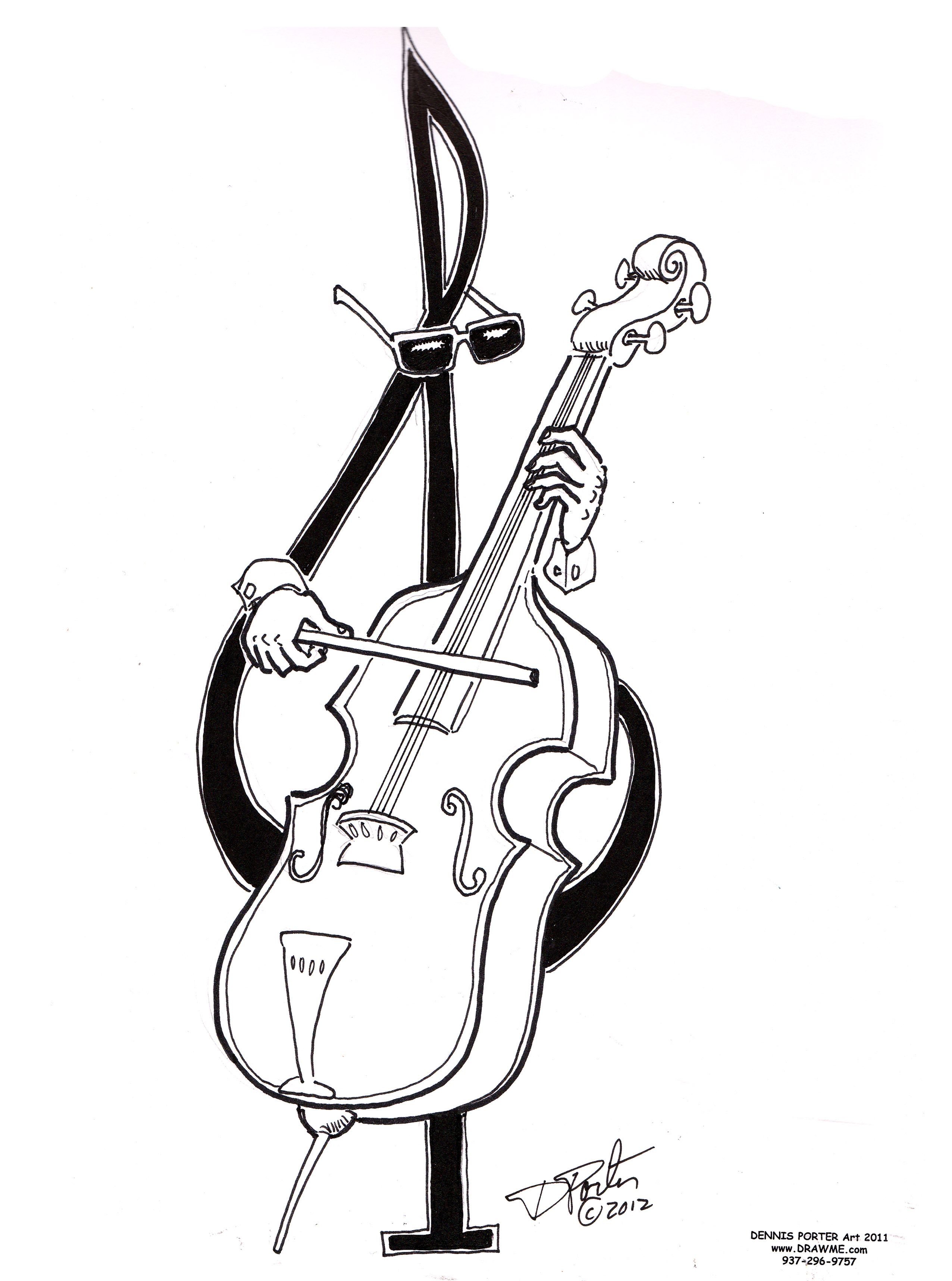 Стилизованная скрипка
