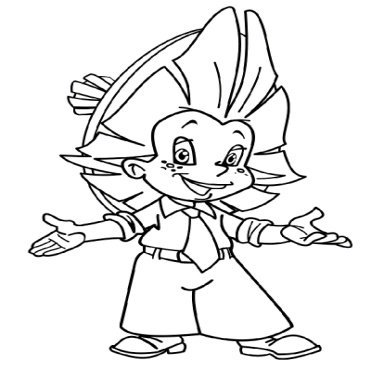 Приключения Незнайки и его друзей раскраска