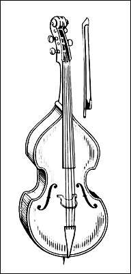 Нарисовать виолончель
