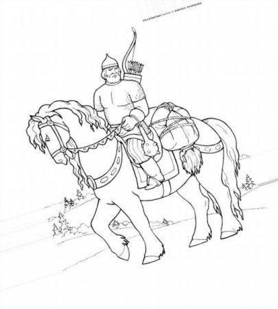 Илья Муромец сын Иванович рисунок