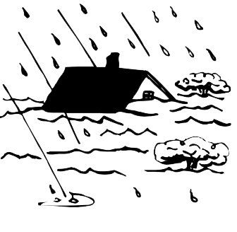 Раскраски Весеннее половодье