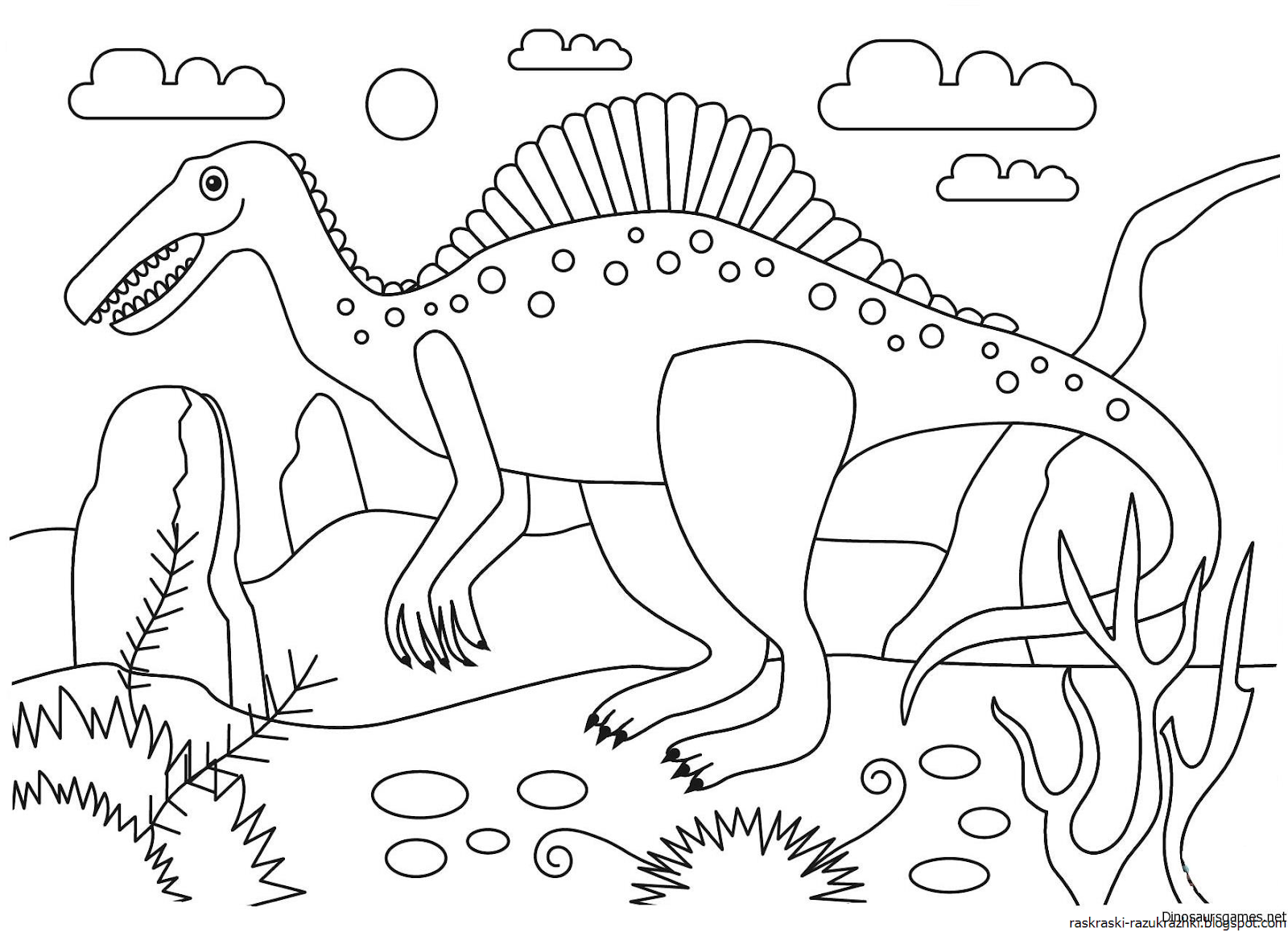 Dinosaurios que vuelan para dibujar