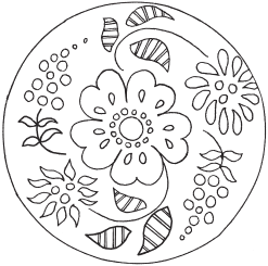 Гжель тарелка