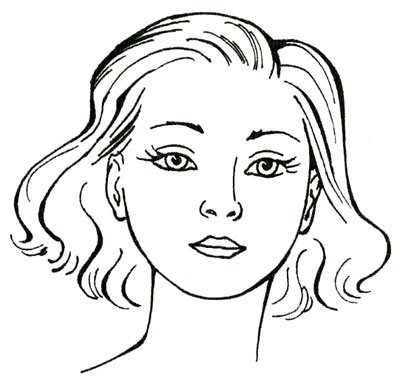 Раскраска макияж для девочек