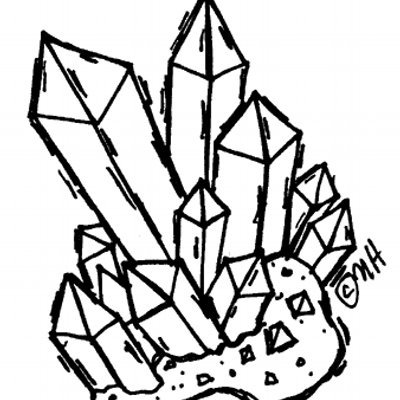 Раскраска Кристаллы льда