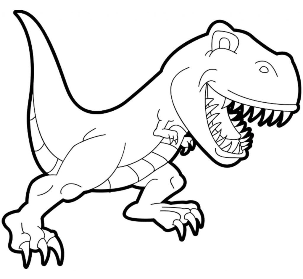 Тираннозавр раскраска