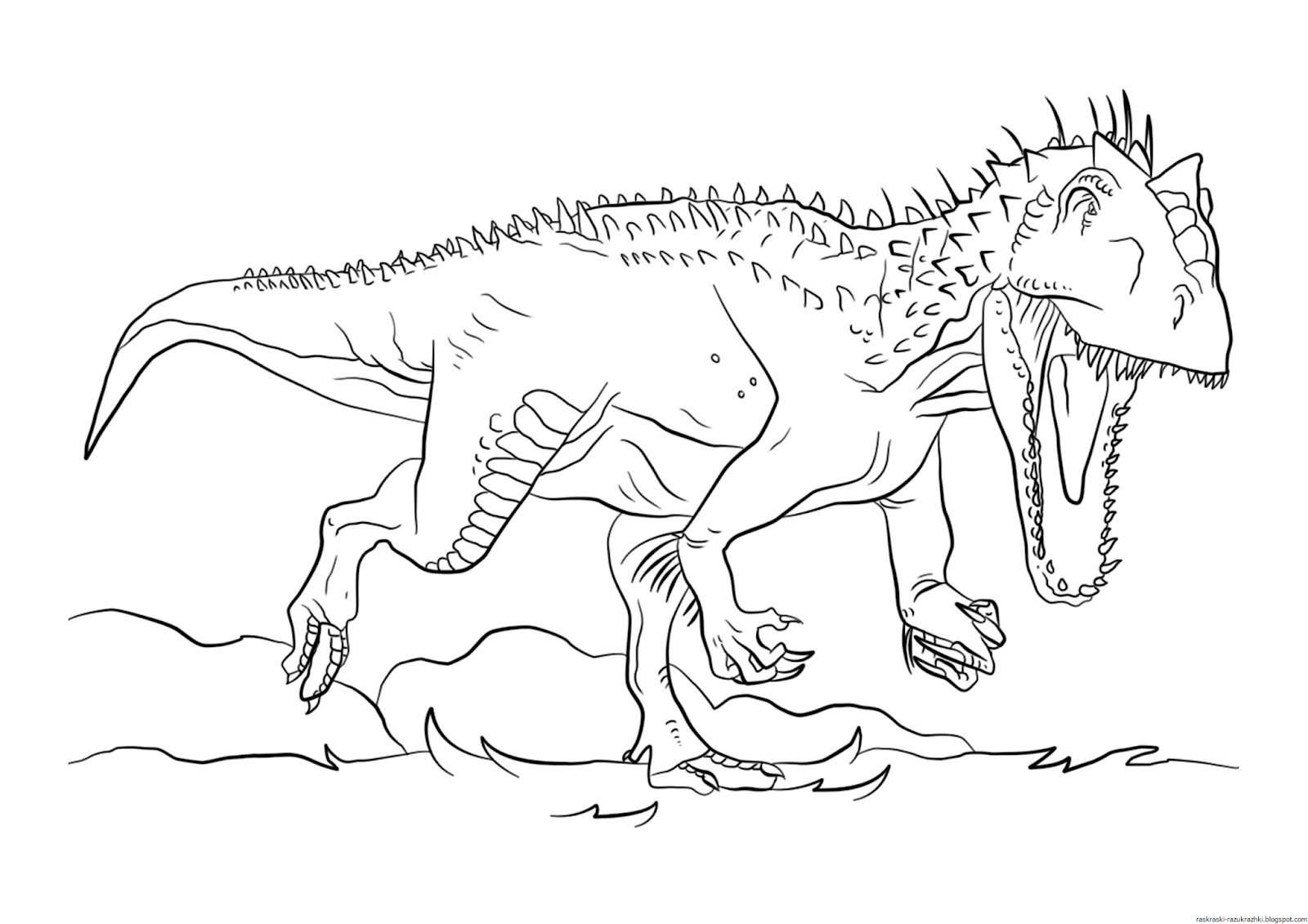 Динозавр раскраска распечатать а4. Раскраска динозавр Индоминус рекс. Раскраска мир Юрского периода Индоминус рекс. Tyrannosaurus Rex раскраска мир Юрского периода. Индоминус рекс для детей.