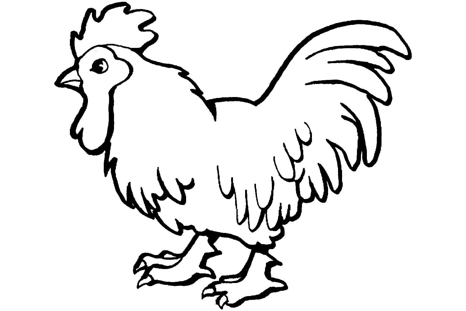 Черная курица или подземные жители рисунок раскраска