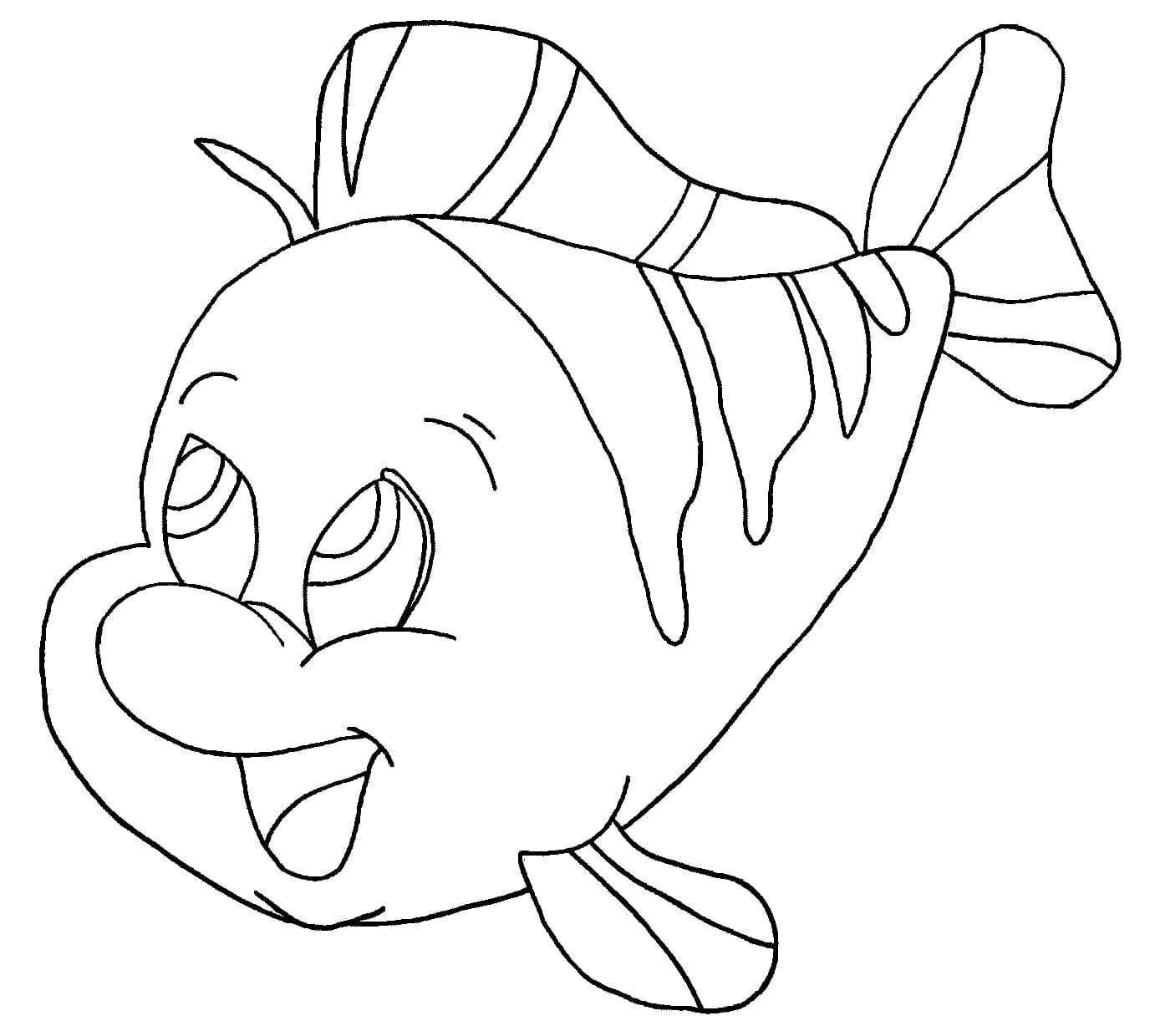 Рыба клоун Флаундер
