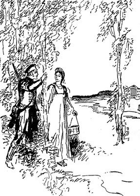 Тургеневские барышни карандаш