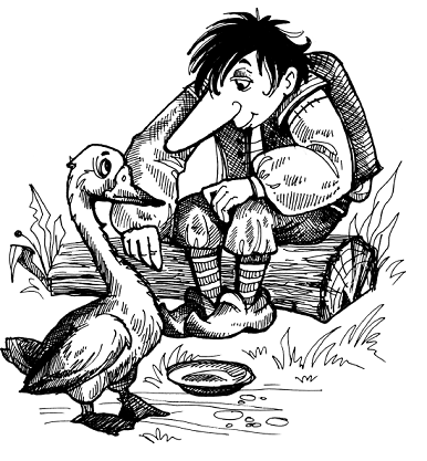 Гауф карлик нос раскраска