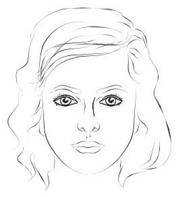 Раскраска прически