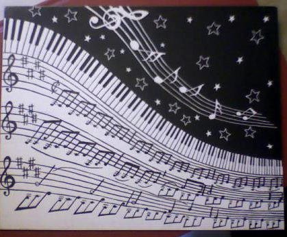 Детские рисунки Лунная Соната